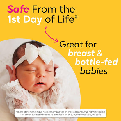 BioGaia Protectis Baby Probiotic Drops | Baby Essentials for Colic & Gas Relief | Safe for Newborns | Ease Crying, Fussing, Colic, Gas, Spit - ups & Constipation | No Dairy, Soy & Gluten | 5mL - 7DAY'S