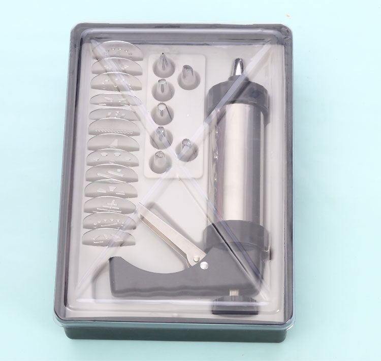 Biscuit Press Biscuit Machine , Stainless steel cookie gun , Bake cookies and decorate cakes - 7DAY'S