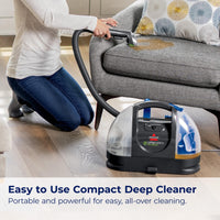 BISSELL Little Green Multi - Purpose Portable Carpet and Upholstery Cleaner, Car and Auto Detailer, with Exclusive Specialty Tools, Green, 1400B - 7DAY'S