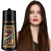 Black 3 - in - 1 Hair Dye for Men & Women - Long - Lasting Gray Hair Coverage, Shampoo Para Canas, Natural Color in Minutes - 16.9 Fl Oz - 7DAY'S