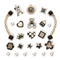 Bling Shoe Charms for Women, Sparkle Rhinestones Shoe Decoration Charms, Girly Shoe Chains for Clog Sandals, DIY Shoe Accessories for Party Favor - 7DAY'S