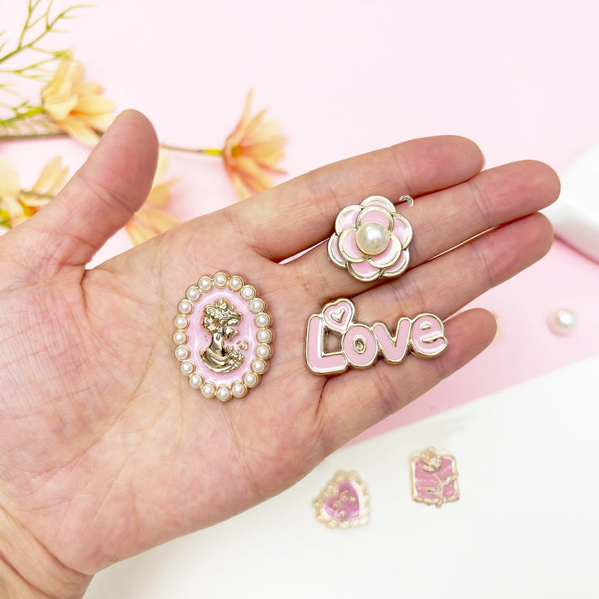 Bling Shoe Charms for Women, Sparkle Rhinestones Shoe Decoration Charms, Girly Shoe Chains for Clog Sandals, DIY Shoe Accessories for Party Favor - 7DAY'S