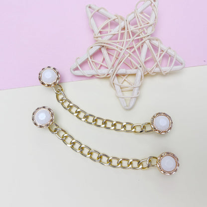 Bling Shoe Charms for Women, Sparkle Rhinestones Shoe Decoration Charms, Girly Shoe Chains for Clog Sandals, DIY Shoe Accessories for Party Favor - 7DAY'S