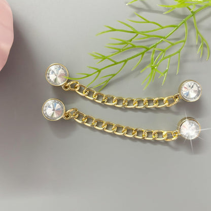 Bling Shoe Charms for Women, Sparkle Rhinestones Shoe Decoration Charms, Girly Shoe Chains for Clog Sandals, DIY Shoe Accessories for Party Favor - 7DAY'S