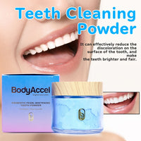 BodyAccel Teeth Whitening Powder - Dentist - Approved & Enamel - Safe |Tea, Coffee, Wine & Smoking Stain Remover | Non - Sensitive Formula | Cool Mint FlavourTemu platform cannot sell this product - 7DAY'S