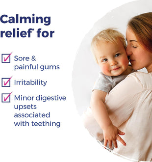 Boiron Camilia Teething Drops for Daytime and Nighttime Relief of Painful or Swollen Gums and Irritability in Babies - 30 Count - 7DAY'S