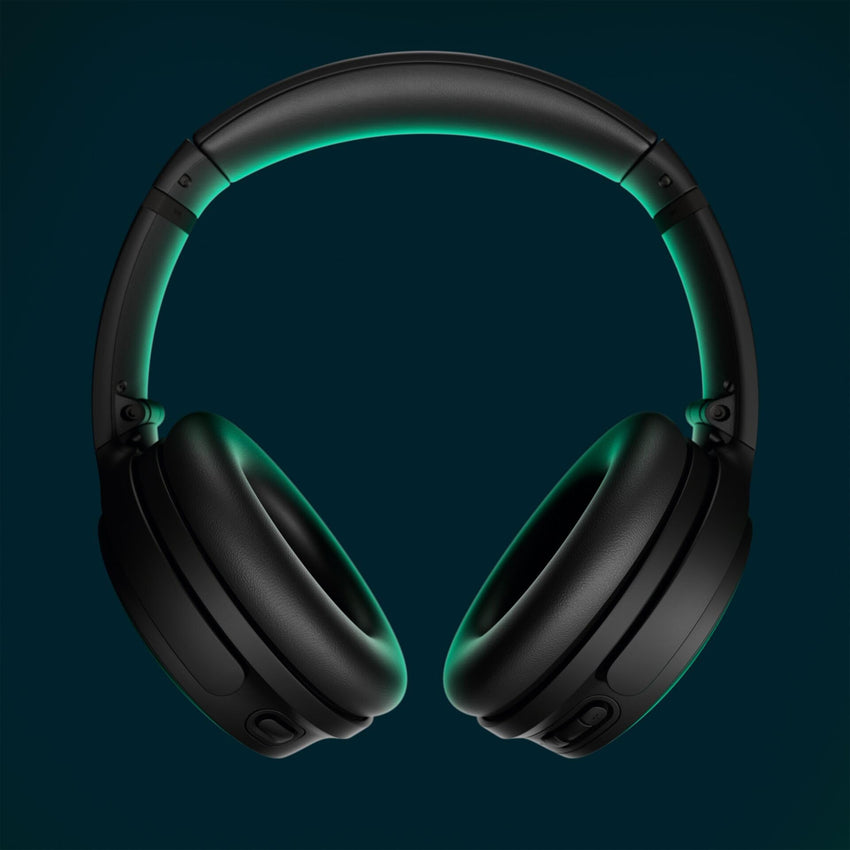 Bose QuietComfort Bluetooth Headphones, Wireless Headphones with Active Over Ear Noise Cancelling and Mic, Deep Bass, Up to 24 Hours of Playtime, Blue Dusk - Limited Edition Color - 7DAY'S