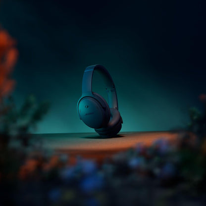 Bose QuietComfort Bluetooth Headphones, Wireless Headphones with Active Over Ear Noise Cancelling and Mic, Deep Bass, Up to 24 Hours of Playtime, Blue Dusk - Limited Edition Color - 7DAY'S