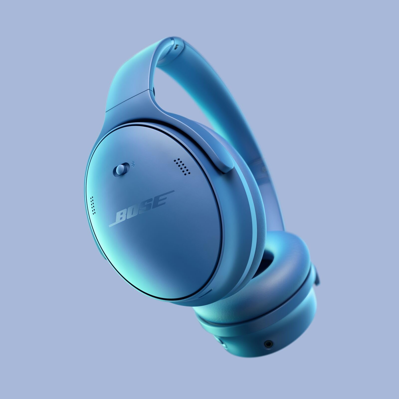 Bose QuietComfort Bluetooth Headphones, Wireless Headphones with Active Over Ear Noise Cancelling and Mic, Deep Bass, Up to 24 Hours of Playtime, Blue Dusk - Limited Edition Color - 7DAY'S