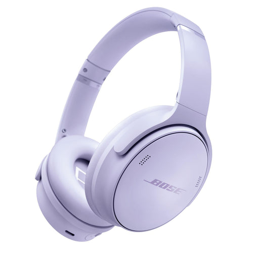 Bose QuietComfort Bluetooth Headphones, Wireless Headphones with Active Over Ear Noise Cancelling and Mic, Deep Bass, Up to 24 Hours of Playtime, Blue Dusk - Limited Edition Color