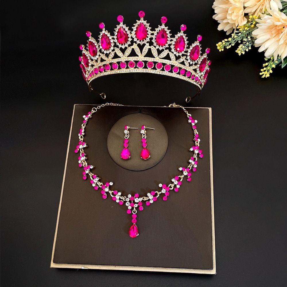 Bridal Crown Three Piece Set - 7DAY'S