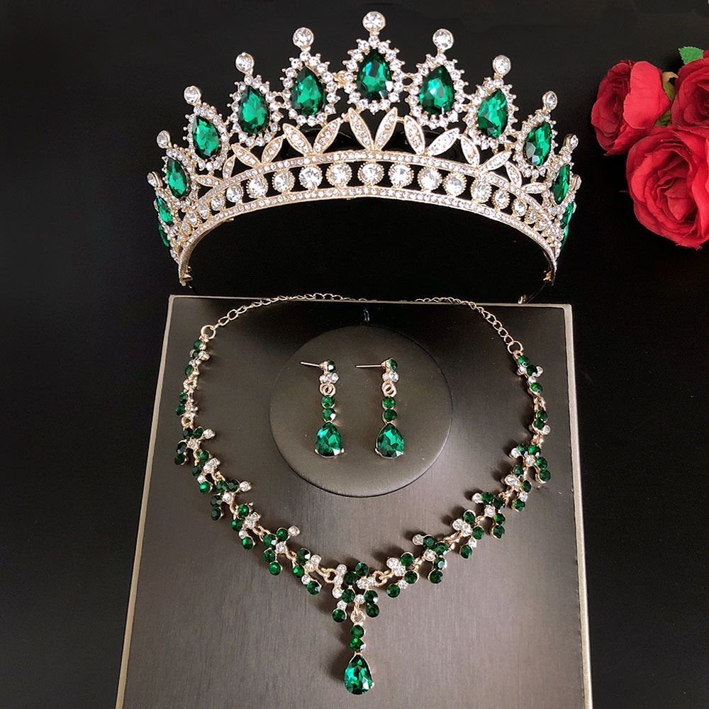 Bridal Crown Three Piece Set - 7DAY'S