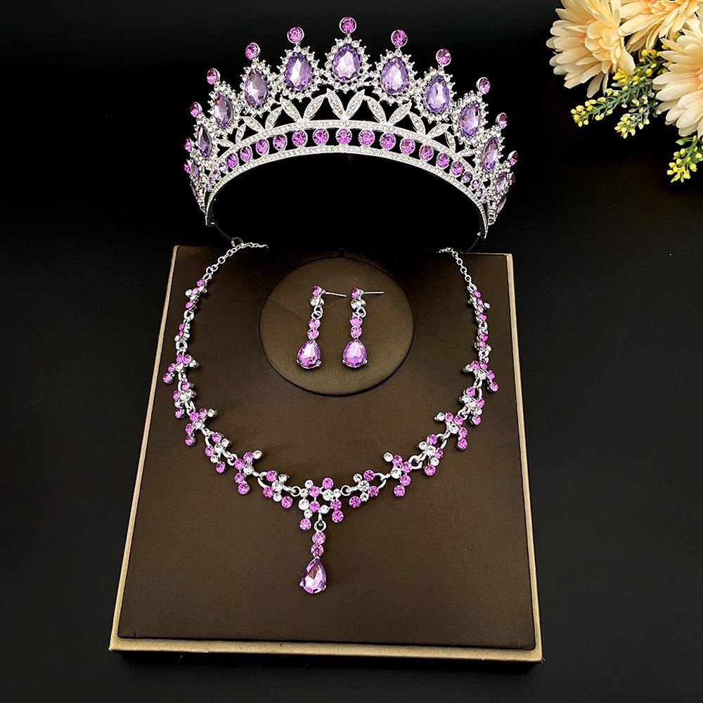 Bridal Crown Three Piece Set - 7DAY'S