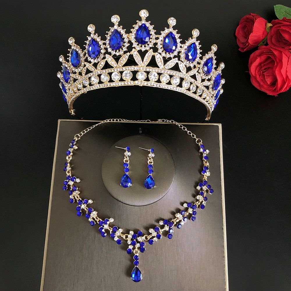 Bridal Crown Three Piece Set - 7DAY'S