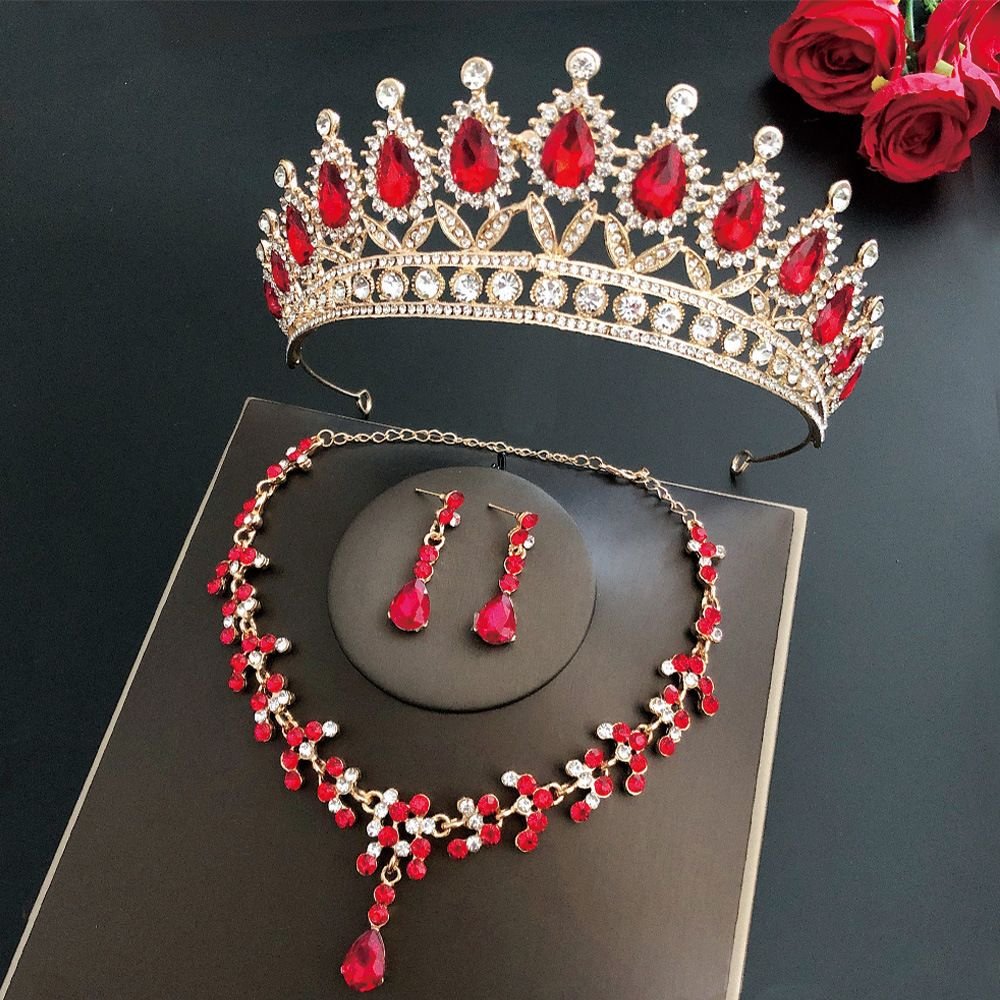 Bridal Crown Three Piece Set - 7DAY'S