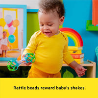 Bright Starts Oball Shaker Rattle Toy, Ages Newborn Plus - 7DAY'S