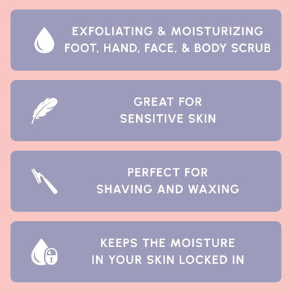 Brooklyn Botany Brown Sugar Body Scrub - Moisturizing and Exfoliating Body, Face, Hand, Foot Scrub - Fights Acne, Fine Lines & Wrinkles, Great Gifts For Women & Men - 10 oz - 7DAY'S