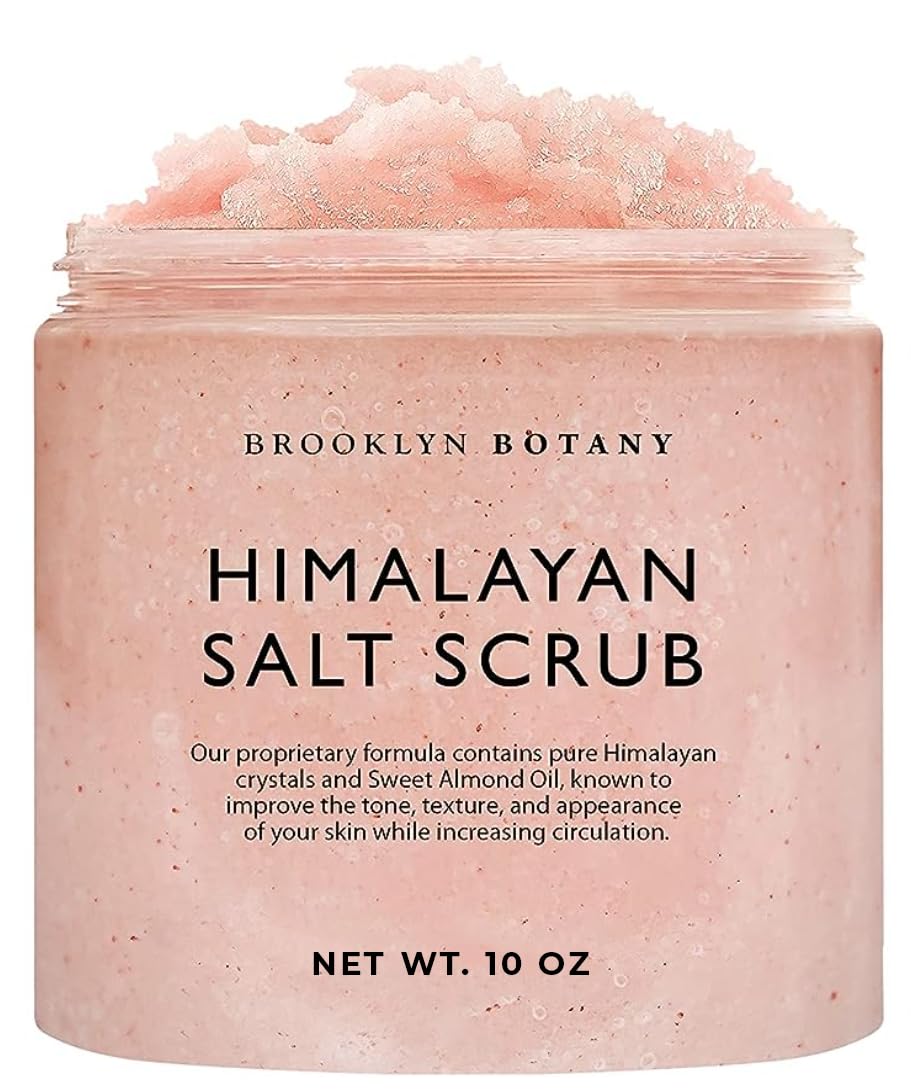 Brooklyn Botany Brown Sugar Body Scrub - Moisturizing and Exfoliating Body, Face, Hand, Foot Scrub - Fights Acne, Fine Lines & Wrinkles, Great Gifts For Women & Men - 10 oz - 7DAY'S