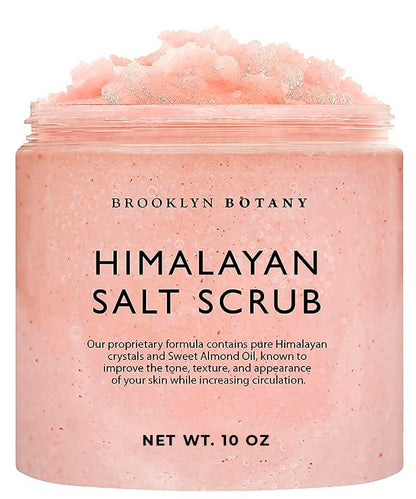 Brooklyn Botany Brown Sugar Body Scrub - Moisturizing and Exfoliating Body, Face, Hand, Foot Scrub - Fights Acne, Fine Lines & Wrinkles, Great Gifts For Women & Men - 10 oz - 7DAY'S