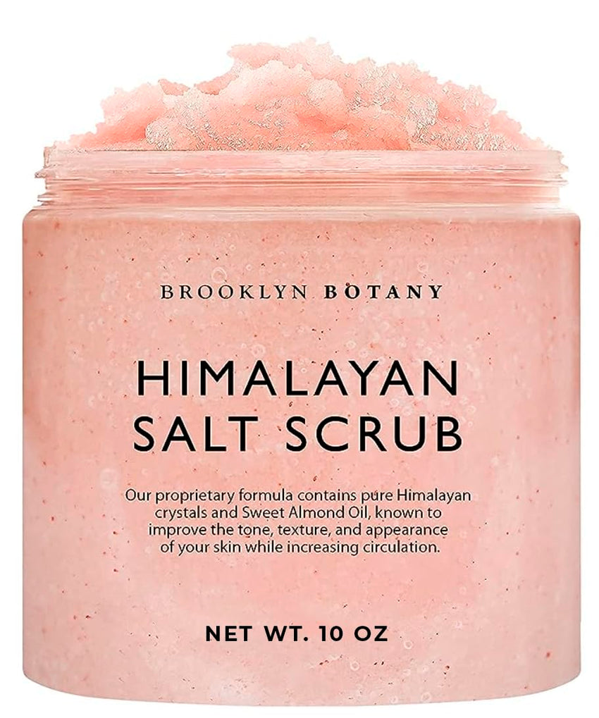 Brooklyn Botany Brown Sugar Body Scrub - Moisturizing and Exfoliating Body, Face, Hand, Foot Scrub - Fights Acne, Fine Lines & Wrinkles, Great Gifts For Women & Men - 10 oz - 7DAY'S