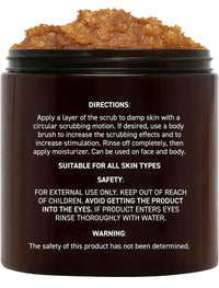 Brooklyn Botany Brown Sugar Body Scrub - Moisturizing and Exfoliating Body, Face, Hand, Foot Scrub - Fights Acne, Fine Lines & Wrinkles, Great Gifts For Women & Men - 10 oz - 7DAY'S
