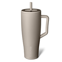 BrüMate Era 40 oz Tumbler with Handle and Straw | 100% Leakproof Insulated Tumbler with Lid and Straw | Made of Stainless Steel | Cup Holder Friendly Base | 40oz (Mocha) - 7DAY'S