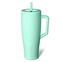 BrüMate Era 40 oz Tumbler with Handle and Straw | 100% Leakproof Insulated Tumbler with Lid and Straw | Made of Stainless Steel | Cup Holder Friendly Base | 40oz (Mocha) - 7DAY'S