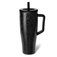 BrüMate Era 40 oz Tumbler with Handle and Straw | 100% Leakproof Insulated Tumbler with Lid and Straw | Made of Stainless Steel | Cup Holder Friendly Base | 40oz (Mocha) - 7DAY'S