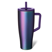 BrüMate Era 40 oz Tumbler with Handle and Straw | 100% Leakproof Insulated Tumbler with Lid and Straw | Made of Stainless Steel | Cup Holder Friendly Base | 40oz (Mocha) - 7DAY'S