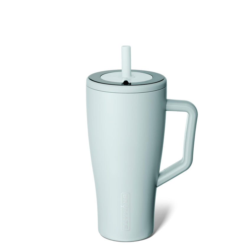 BrüMate Era 40 oz Tumbler with Handle and Straw | 100% Leakproof Insulated Tumbler with Lid and Straw | Made of Stainless Steel | Cup Holder Friendly Base | 40oz (Mocha) - 7DAY'S