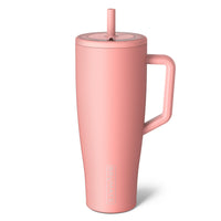 BrüMate Era 40 oz Tumbler with Handle and Straw | 100% Leakproof Insulated Tumbler with Lid and Straw | Made of Stainless Steel | Cup Holder Friendly Base | 40oz (Mocha) - 7DAY'S