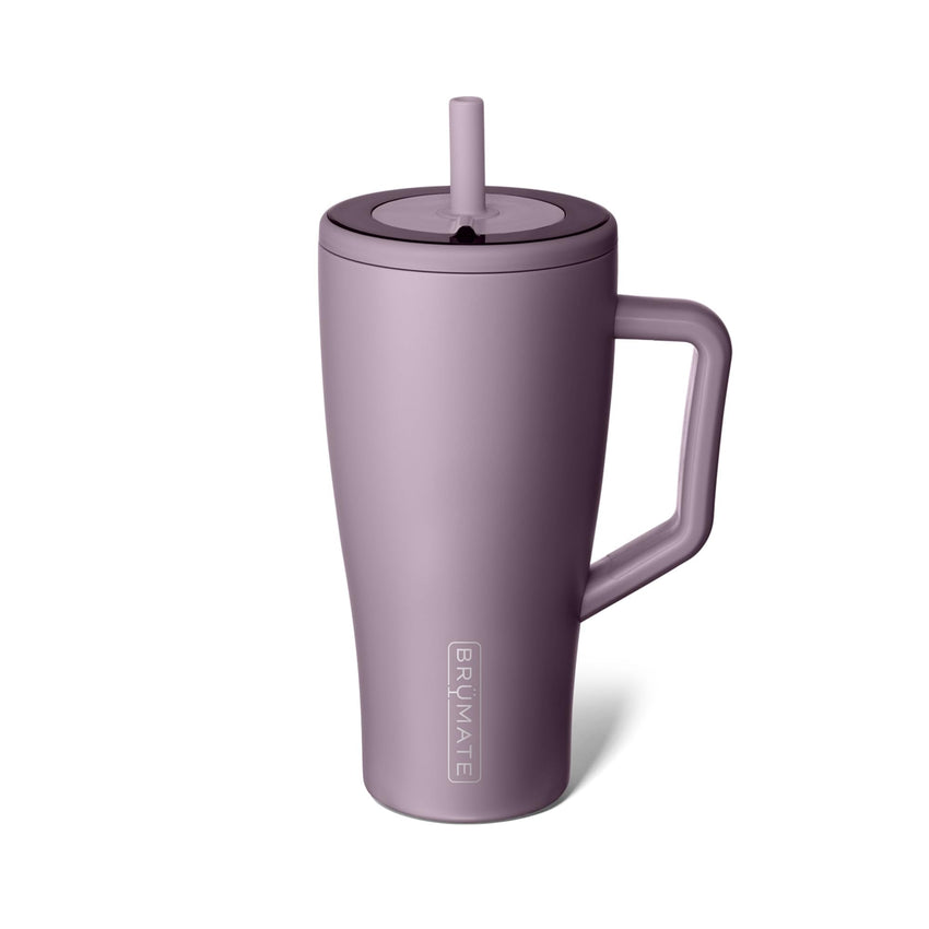 BrüMate Era 40 oz Tumbler with Handle and Straw | 100% Leakproof Insulated Tumbler with Lid and Straw | Made of Stainless Steel | Cup Holder Friendly Base | 40oz (Mocha) - 7DAY'S