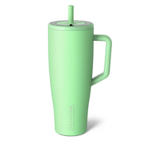 BrüMate Era 40 oz Tumbler with Handle and Straw | 100% Leakproof Insulated Tumbler with Lid and Straw | Made of Stainless Steel | Cup Holder Friendly Base | 40oz (Mocha) - 7DAY'S