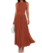 BTFBM Summer Maxi Dresses for Women 2025 Sleeveless Casual Ruched High Waisted Tank Long Sundress Flowy Beach Fall Dress - 7DAY'S