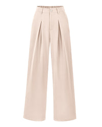 BTFBM Women High Waist Palazzo Pants Fall 2025 Casual Wide Leg Trousers Loose Work Office Business Suit Pant Pockets - 7DAY'S