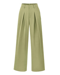 BTFBM Women High Waist Palazzo Pants Fall 2025 Casual Wide Leg Trousers Loose Work Office Business Suit Pant Pockets - 7DAY'S