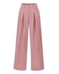 BTFBM Women High Waist Palazzo Pants Fall 2025 Casual Wide Leg Trousers Loose Work Office Business Suit Pant Pockets - 7DAY'S