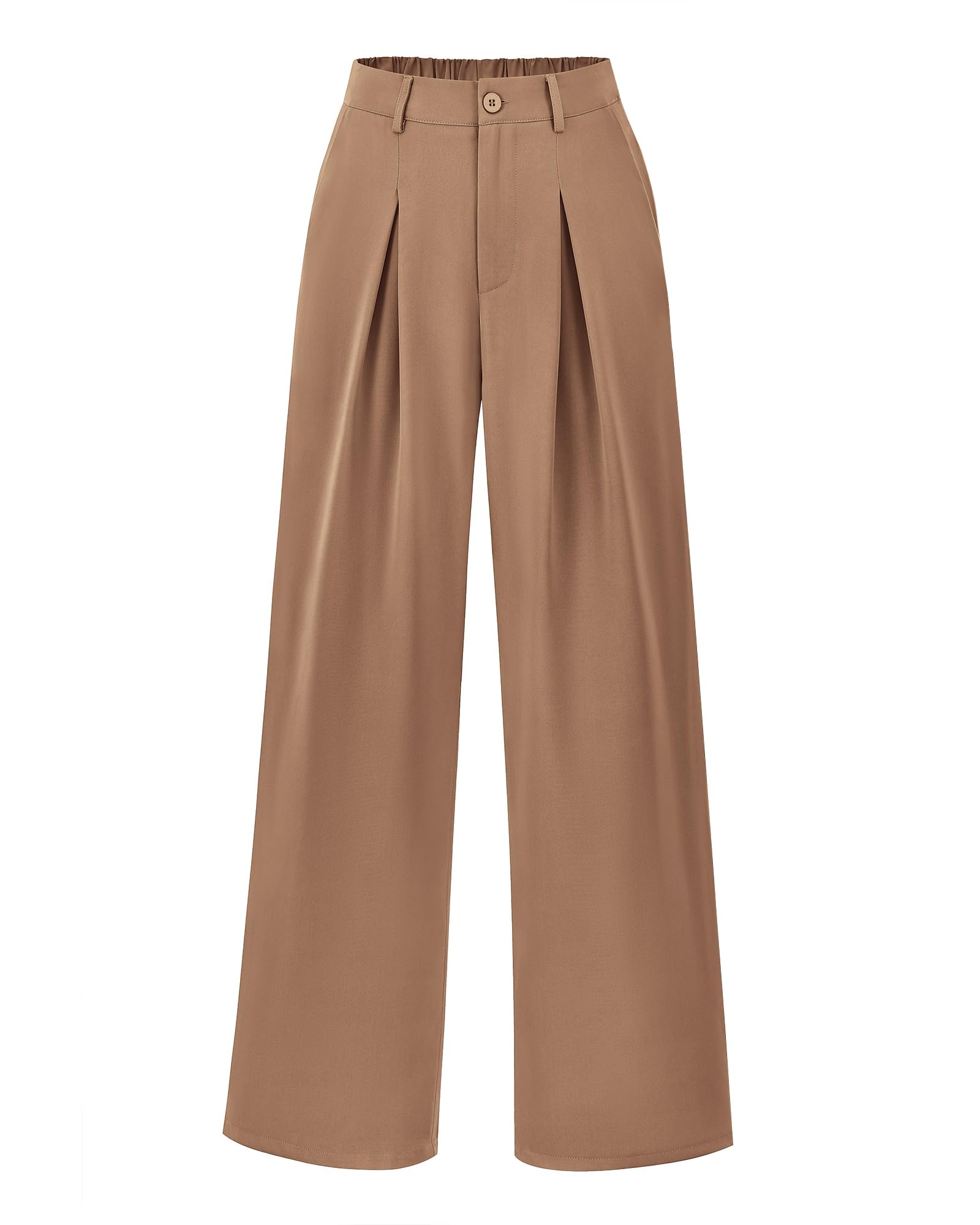 BTFBM Women High Waist Palazzo Pants Fall 2025 Casual Wide Leg Trousers Loose Work Office Business Suit Pant Pockets - 7DAY'S