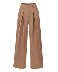 BTFBM Women High Waist Palazzo Pants Fall 2025 Casual Wide Leg Trousers Loose Work Office Business Suit Pant Pockets - 7DAY'S