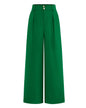 BTFBM Women Wide Leg Dress Pants 2025 High Waisted Button Pleated Business Casual Trousers Office Work Palazzo Pants - 7DAY'S