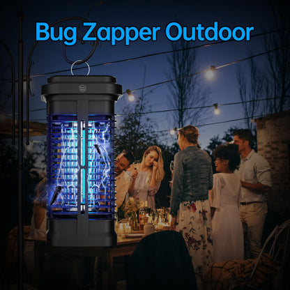 Bug Zapper Indoor, Fly Zappers Electric Mosquitoes Insect Gant Fruit Flies Moth Traps with 4200V for Home Living Room Bedroom Kitchen Backyard Patio Garage Office Camping - 7DAY'S