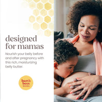 Burt's Bees Mama Belly Butter Stretch Mark Cream for Pregnancy Massages Body & Reduces Scar Appearance, Prenatal & Postnatal Tummy Skin Care, Shea Butter & Vitamin E Rich Formula, 6.5 Oz Tub - 7DAY'S