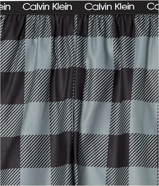 Calvin Klein Boys' Little Sleepwear Super Soft Brushed Micro Pajama Pant, 2 Pack - 7DAY'S