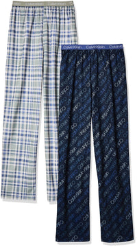 Calvin Klein Boys' Little Sleepwear Super Soft Brushed Micro Pajama Pant, 2 Pack - 7DAY'S