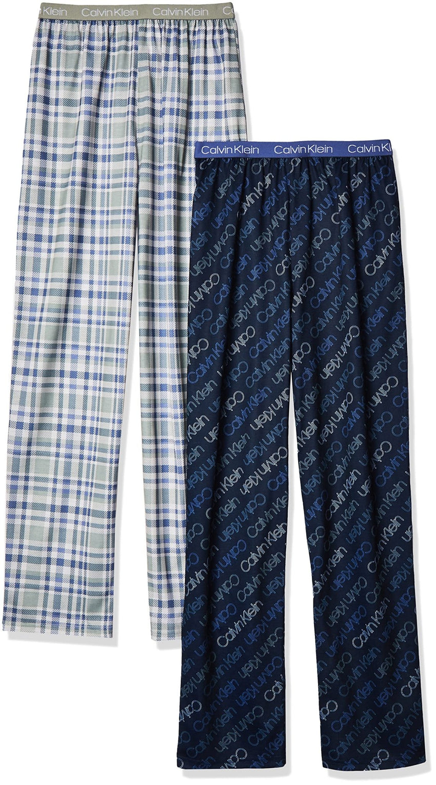 Calvin Klein Boys' Little Sleepwear Super Soft Brushed Micro Pajama Pant, 2 Pack - 7DAY'S