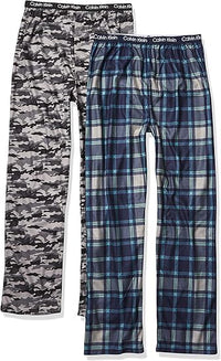 Calvin Klein Boys' Little Sleepwear Super Soft Brushed Micro Pajama Pant, 2 Pack - 7DAY'S