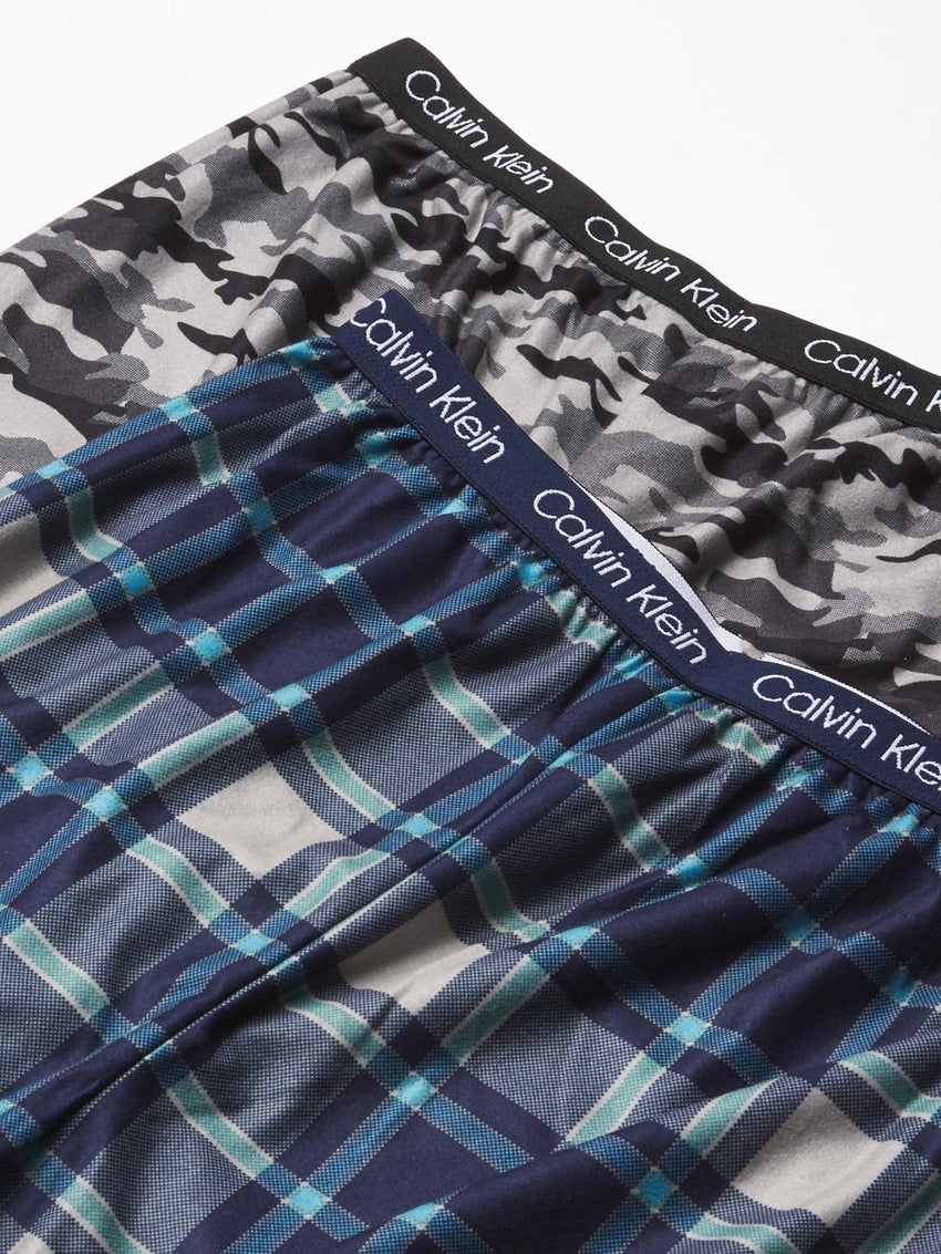 Calvin Klein Boys' Little Sleepwear Super Soft Brushed Micro Pajama Pant, 2 Pack - 7DAY'S