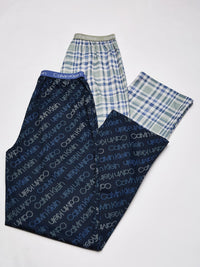 Calvin Klein Boys' Little Sleepwear Super Soft Brushed Micro Pajama Pant, 2 Pack - 7DAY'S