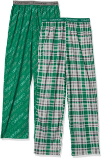 Calvin Klein Boys' Little Sleepwear Super Soft Brushed Micro Pajama Pant, 2 Pack - 7DAY'S