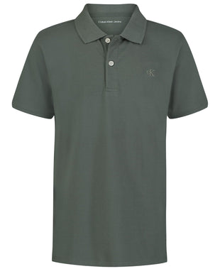 Calvin Klein Boys' Short Sleeve Micro Pique Solid Polo, Button Closure, Soft & Comfortable - 7DAY'S